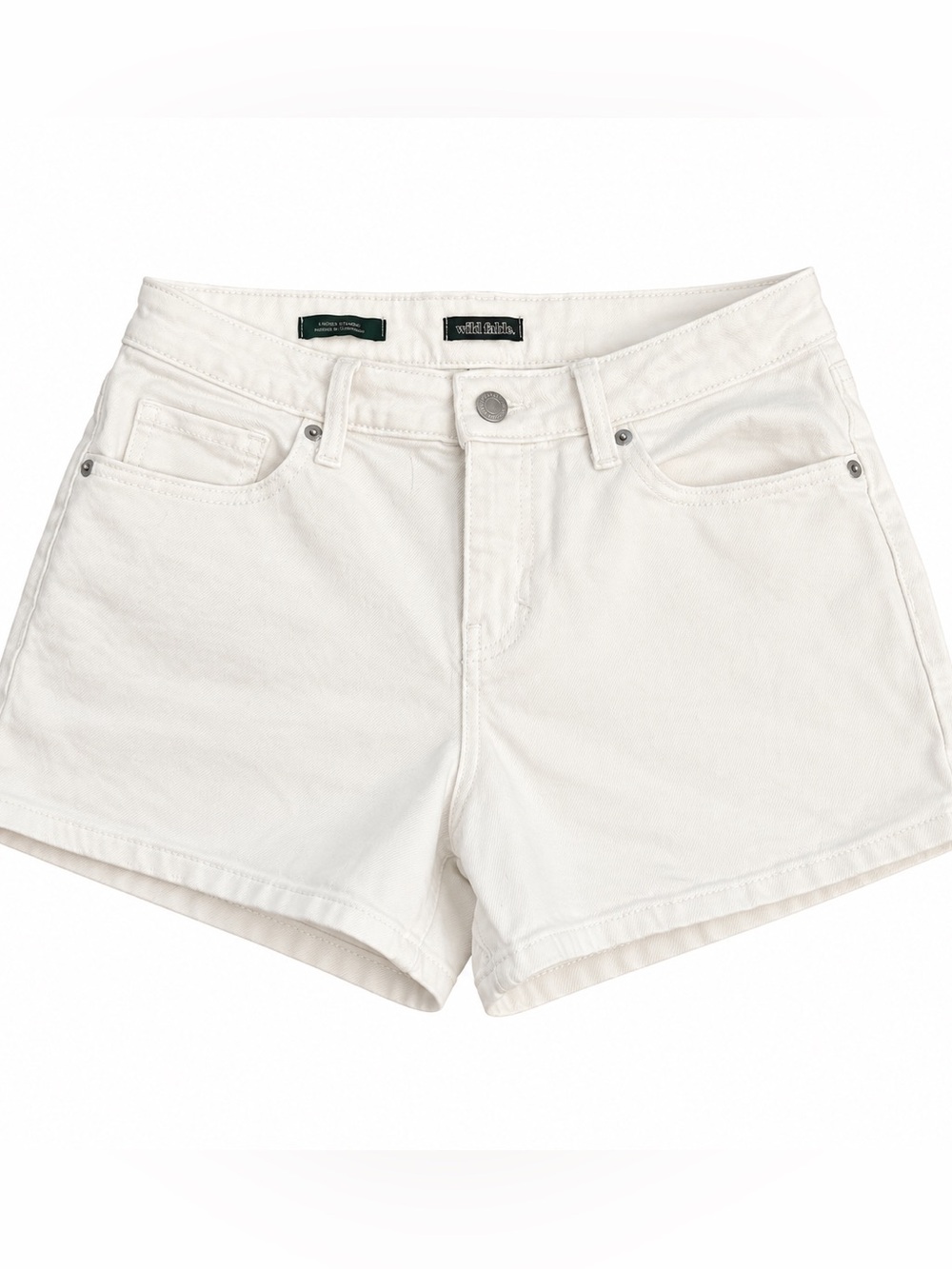 wild fable White mid-Rise midi Shorts q